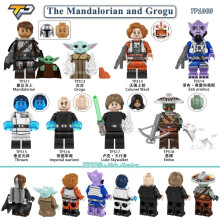Custom Lego Mandalorian Grogu Movie Baby Yoda Toys Minifigures Jedi Star Wars
