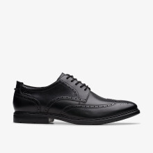 (Standard, 7.5 (Adults')) Banbury Tip Black Leather