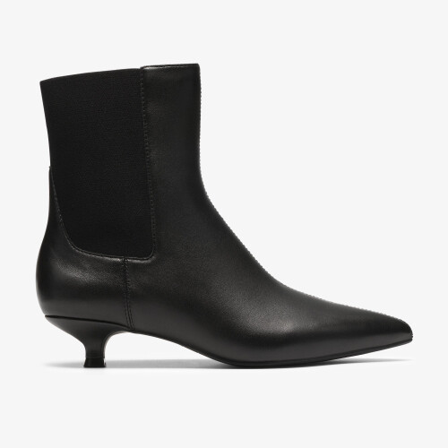 Clarks Pisa Top Black Leather