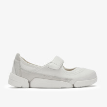 (Standard, 4 (Adults')) Trigenic2 Bar White Leather