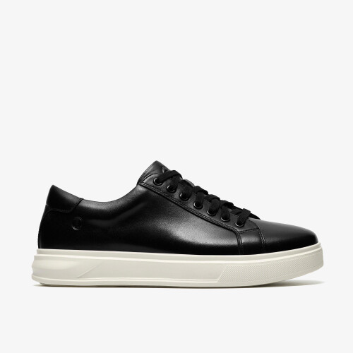Clarks Goswell Tie Black Leather