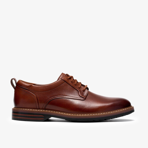 Clarks (Standard, 7.5 (Adults')) Aldwin2 Derby Tan Leather