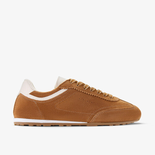 Clarks Lorenza Lace Tan Suede