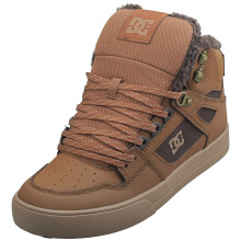 (9.5) DC Shoes Pure High-top Wc Winter Mens Trainers in Brown