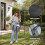 LIVIVO Collapsible Fabric Laundry Storage Basket 45L Grey 5