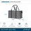 LIVIVO Collapsible Fabric Laundry Storage Basket 45L Grey 9