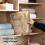 LIVIVO Collapsible Fabric Laundry Basket 45L  Beige 3