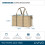 LIVIVO Collapsible Fabric Laundry Basket 45L  Beige 9