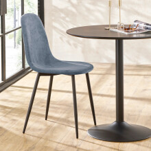 SET OF 4 LOTTIE DINING CHAIR - DENIM BLUE