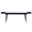 Louis Fluted Dining Table With Drawers - Black 3