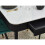 Louis Fluted Dining Table With Drawers - Black 4