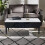 Louis Fluted  Coffee Table With 2 Drawers - Black 1