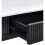 Louis Fluted  Coffee Table With 2 Drawers - Black 4