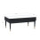 Louis Fluted  Coffee Table With 2 Drawers - Black 5