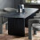 Louis Fluted Extending Dining Table - Black 1