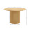 Louis Light Oak Fluted 120cm Round Dining Table 2