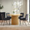 Louis Light Oak Fluted 120cm Round Dining Table 4