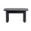 Louis Fluted Compact Coffee Table - Black 3