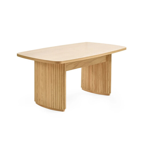 Louis Light Oak Effect 90cm Compact Coffee Table 1