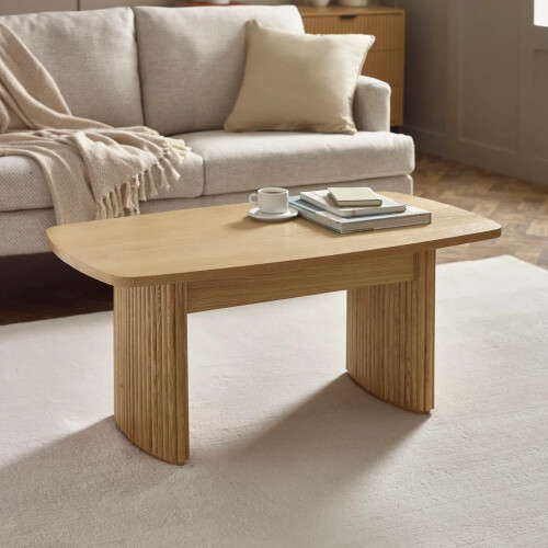 Louis Light Oak Effect 90cm Compact Coffee Table