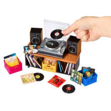 MGA's Miniverse - Echte Musik - Plattenspieler - Musik 30 Sekunden - Inklusive: 1 Vinyl - Kompatibel mit Real Music-Vinyls