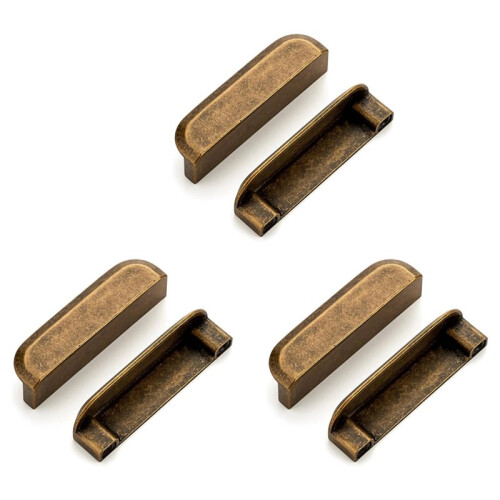 6PCS Zinc Alloy Cabinet Pulls Kitchen Cabinet Handles 96mm Hole