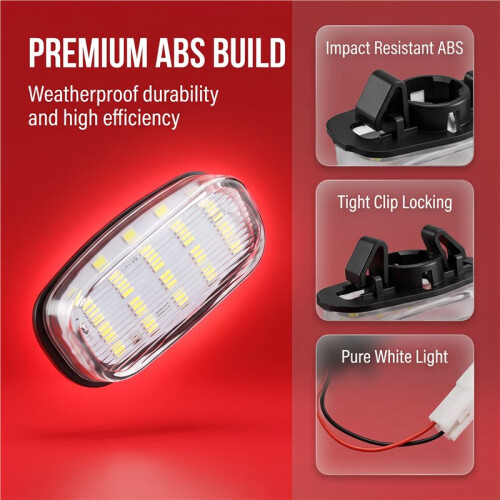 Luz de Placa Traseira para  XR-V 2014-2021 2