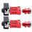 2pcs CR-10 Voron Hotend Extrusion Upgrade Kit for  3D Printers,3D Printer Extrusion  Red 6