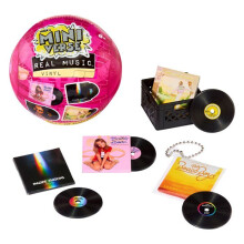 MGA's Miniverse - Echte Musik - Vinyls - Inklusive: 4 Vinyls, Zubehör und Schlüsselanhänger - Kompatibel mit dem Real Music Plattenspieler