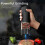 Electric Pepper Grinder, Automatic Salt Mill with Adjustable Coarseness, Refillable Battery Powered Kitchen Tool 2