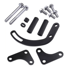 Power Steering Pump Mounting Bracket Kit 3129BK, Fits Small Block for Chevy SBC 283 305 327 350 383 400