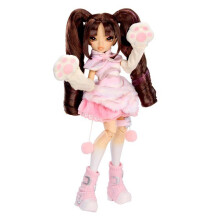 MirrorMi - Modepuppe - Akiko Kittyama - Puppe von 27 cm - Zubehör enthalten
