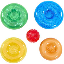 Anneaux empilables sensoriels doux Jelly Blox Lil' Jellies, 4 pièces