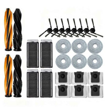 28 Pièces pour Aspirateur pour L40s Ultra / L40s Pro Ultra : Accessoires de Rechange (Brosse, Filtre, Lingettes, Sac à Poussière)