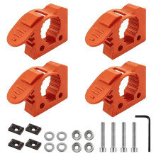 Kit di 4 Morsetti A Sgancio Rapido per il Montaggio Della Pala, Morsetti Resistenti per Portapacchi da Tetto, Pianale del Camion, Supporto Universale