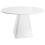 (White) Modern Solid Oak Round Dining Table 120cm 7