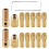 14 Small Electric Drill Chuck 0.5-3mm Electric Mill Copper Chuck Micro-Torque Drill Chuck Set (Hexagonal Wrench) 2