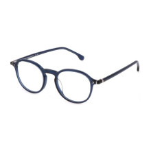 Occhiali da Vista Lozza VL4324 48/19/145 Blu trasparente Acetato UNISEX VL4324