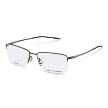 Óculos de Grau - PORSCHE DESIGN - P8751 - 56 mm - Ponte 17 mm - Metal cinza