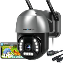 GENBOLT 4K PoE WiFi Security Camera Outdoor,8MP CCTV Camera IP Surveillance