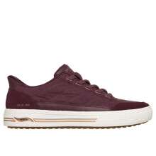 (7 UK, Wine) Skechers Womens Arch Fit Arcade - Cozy Fit Cuddle Steps Trainers