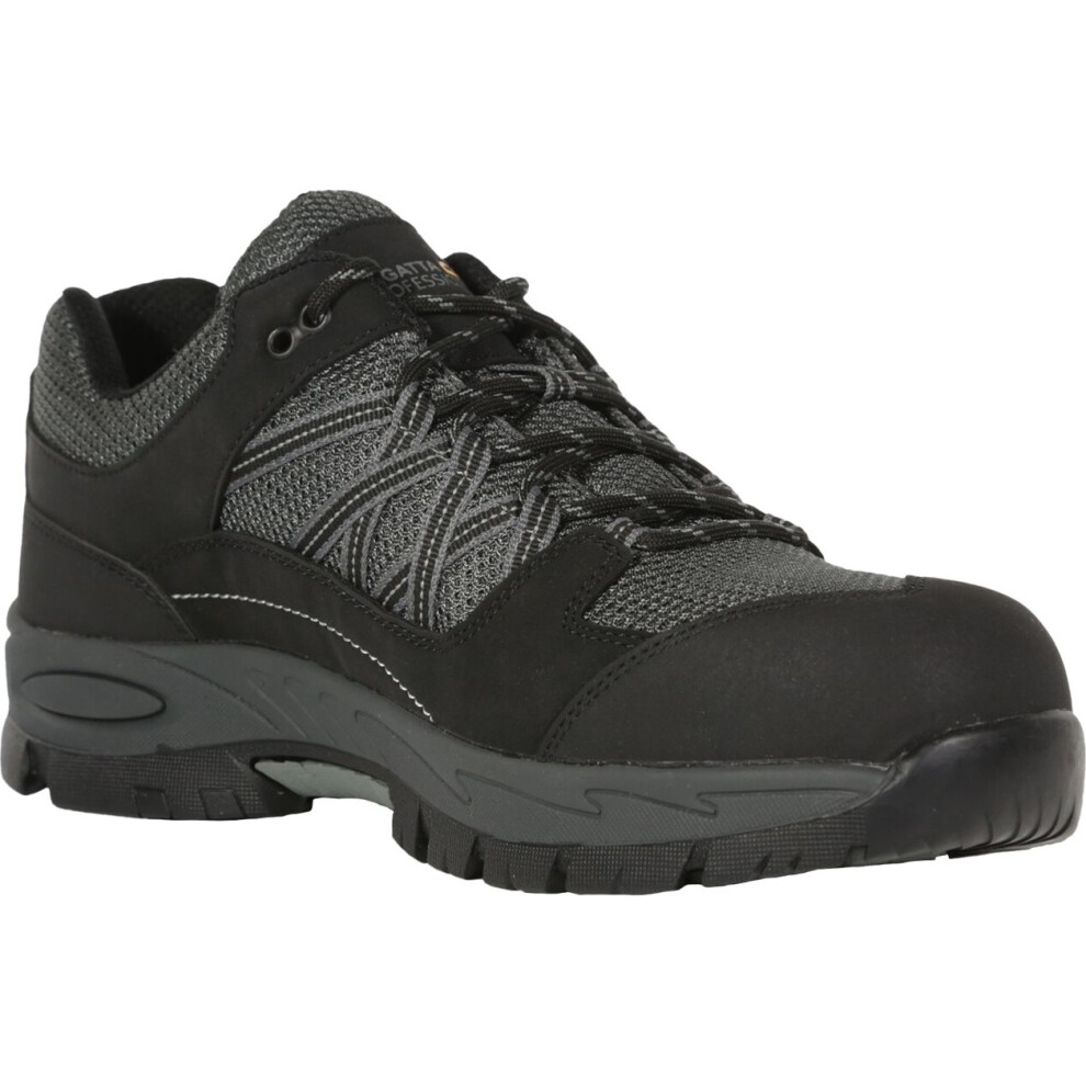 Regatta Unisex Sandstone Low Safety Boots in Black | Size: 10 - Image 6
