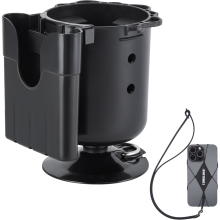 Porte-gobelet Bouteille Téléphone pour Paddle SUP Kayak Multifonction Noir — accessoire paddle sup, rangement nautique