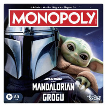 Monopoly The Mandalorian and Grogu, board game, inspired by the movie, family game for children and adults, 2 to 6 players, from 8 years old.