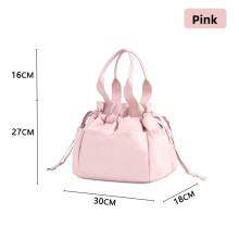 (Pink)Paquet de glace isotherme polyvalent avec poignée de transport pour navetteurs pique-niques et