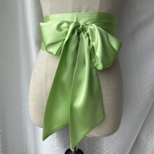 (Color M)Polyester breiter Taillengürtel für Kleider Fliege Verschluss Hochzeitskleider formelle Kleidung