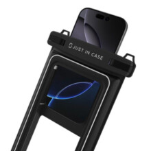 Universelle "Wasserdichte" Hülle für Smartphones, Schwarz