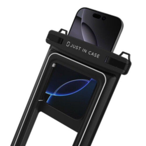 Custodia universale "Waterproof" per smartphone, Nera