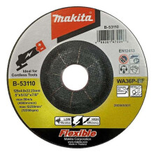 Afbraamschijf - MAKITA - B-53110 - Ø 125 mm - Dikte 4 mm - Boring 22,23 mm