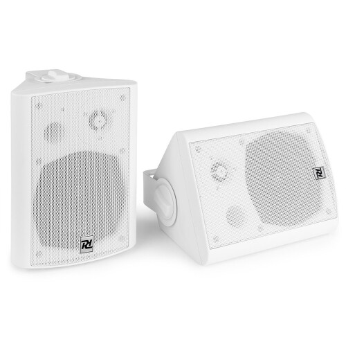 Power Dynamics 100.064 DS65MW Active Speaker Set with Bluetooth 125W, White 1